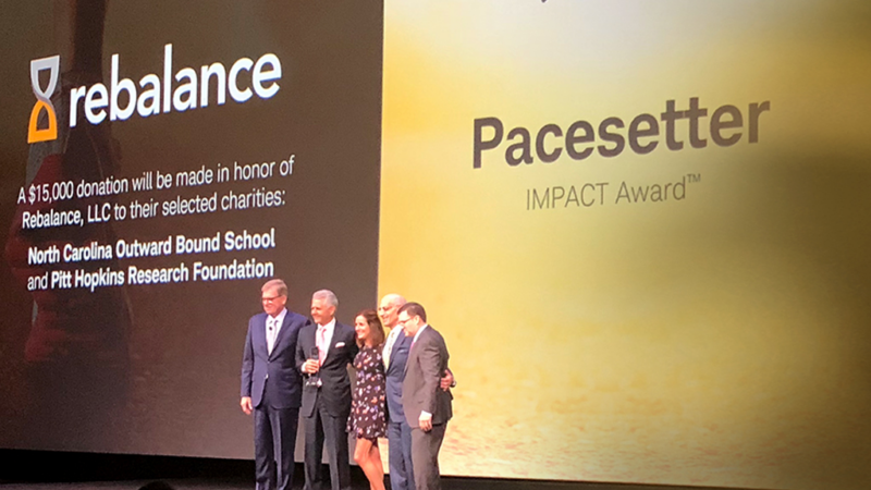 Rebalance Wins Schwab Pacesetter IMPACT Award™ for Innovation & Growth 